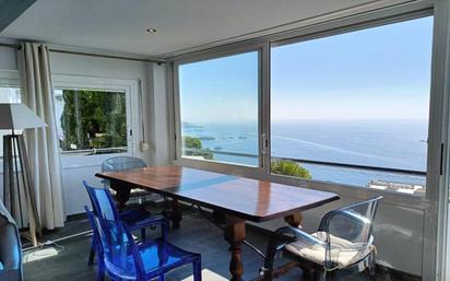 Dining room of Flat for sale in Roses  with Terrace, Furnished and TV