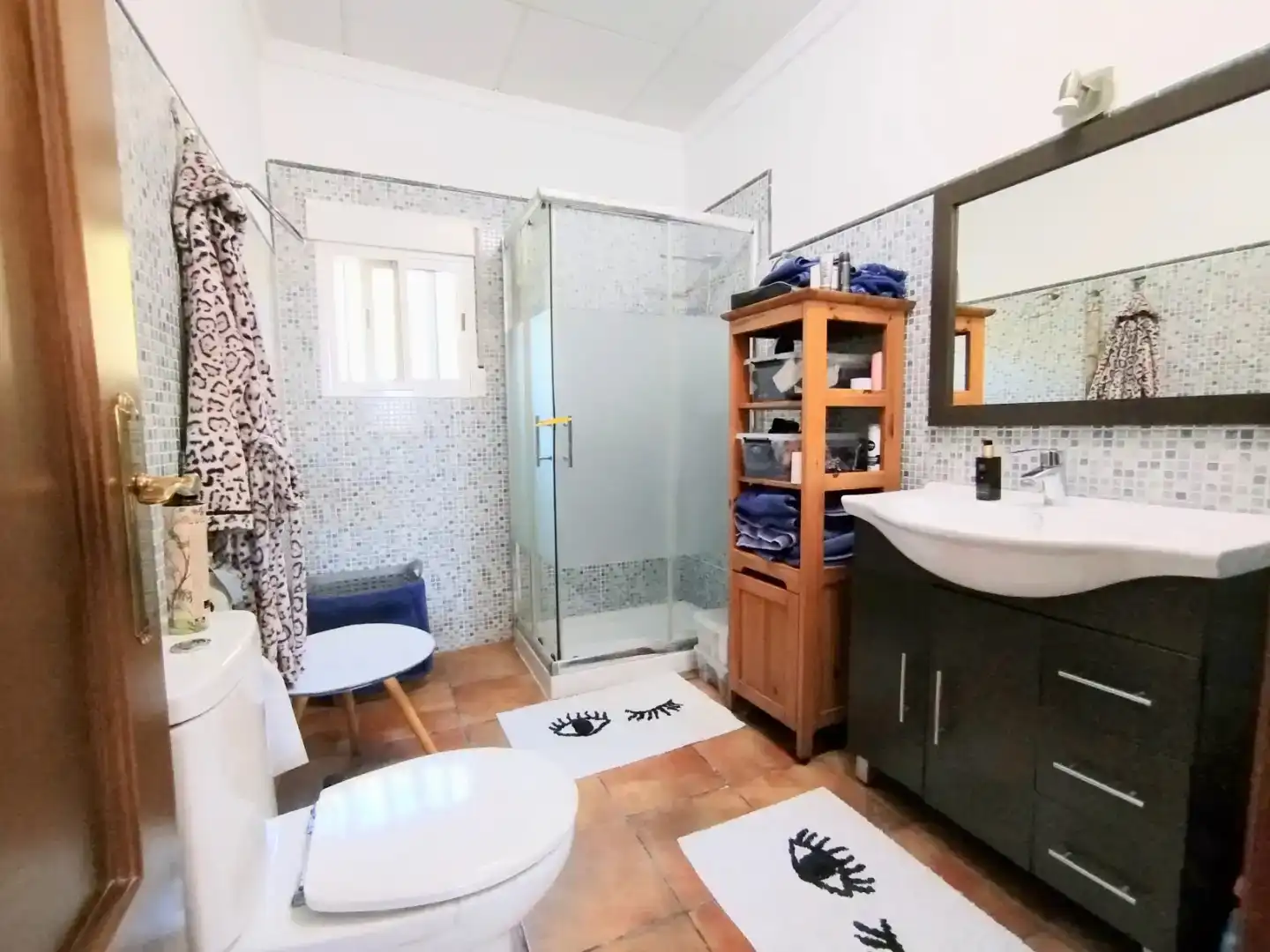 Baño de Finca rústica en venta en Caudete con Aire acondicionado y Piscina