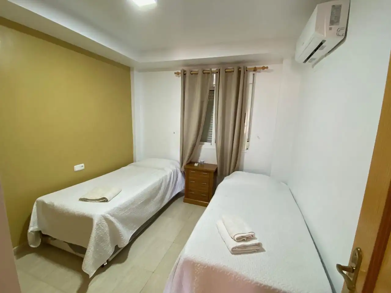 Bedroom of Flat for rent in Vera  with Air Conditioner, Terrace and Furnished
