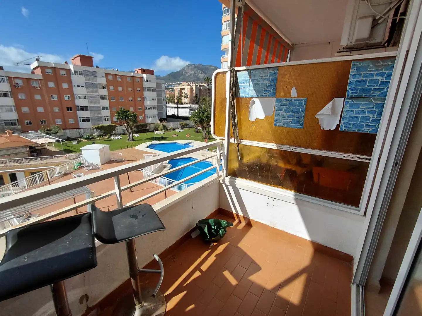 Schlafzimmer von Wohnung zum Verkauf in Benalmádena mit Klimaanlage, Terrasse und Gemeinschaftspool