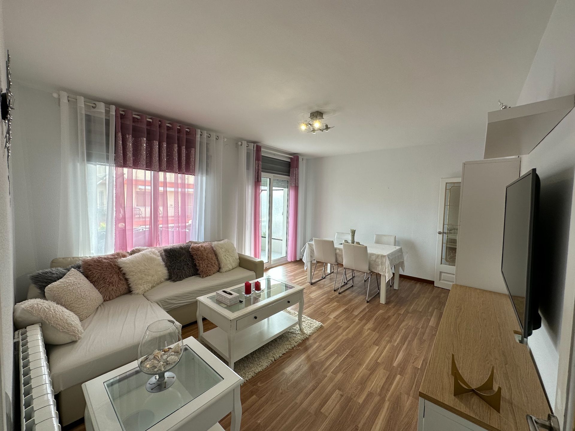 Living room of Apartment to rent in Calonge i Sant Antoni  with Heating, Terrace and Furnished