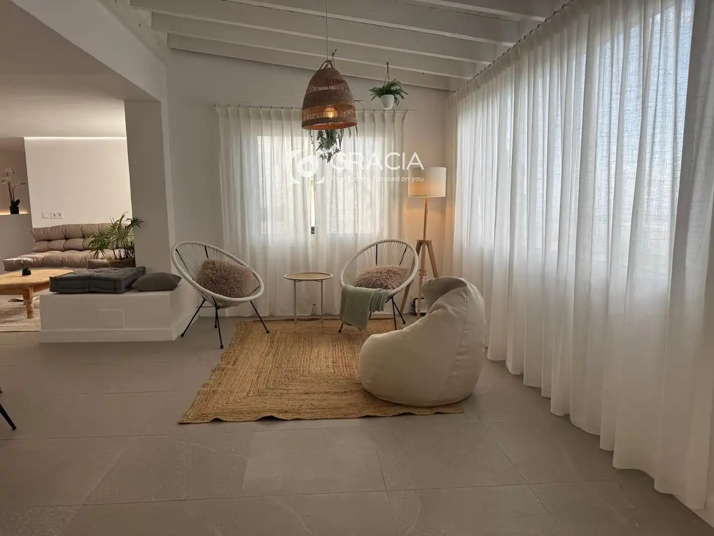 Sala d'estar de Casa adosada en venda en Adeje amb Jardí privat, Terrassa i Traster