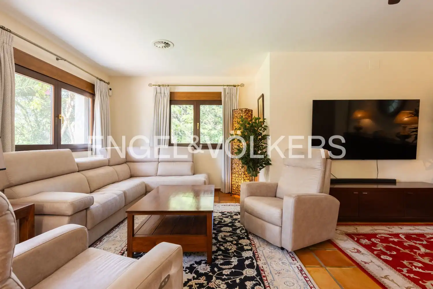 Living room of Houses for sale in Pedreguer  with Air Conditioner, Heating and Private garden