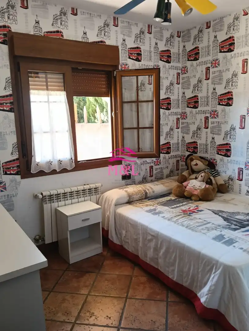 Bedroom of Houses for sale in Esparragalejo  with Air Conditioner, Heating and Terrace