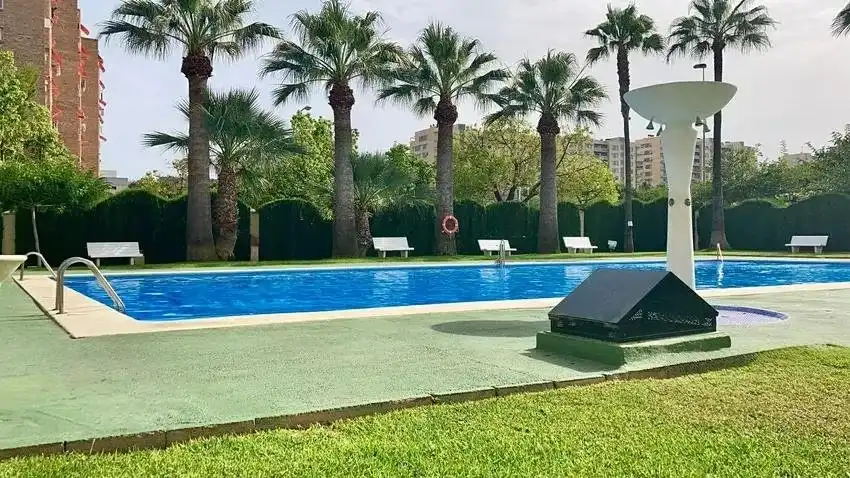 Swimming pool of Flat for sale in Alicante / Alacant  with Air Conditioner, Heating and Terrace