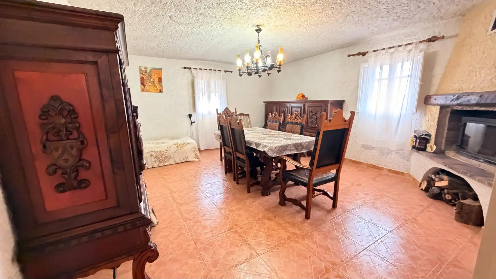 Dining room of Houses for sale in Elche / Elx  with Heating, Private garden and Storage room