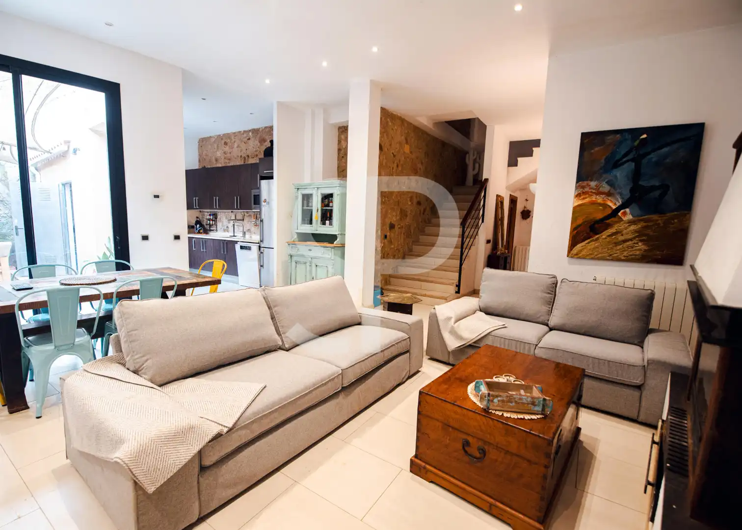 Sala de estar de Dúplex en venta en Sant Feliu de Guíxols con Aire acondicionado, Calefacción y Terraza