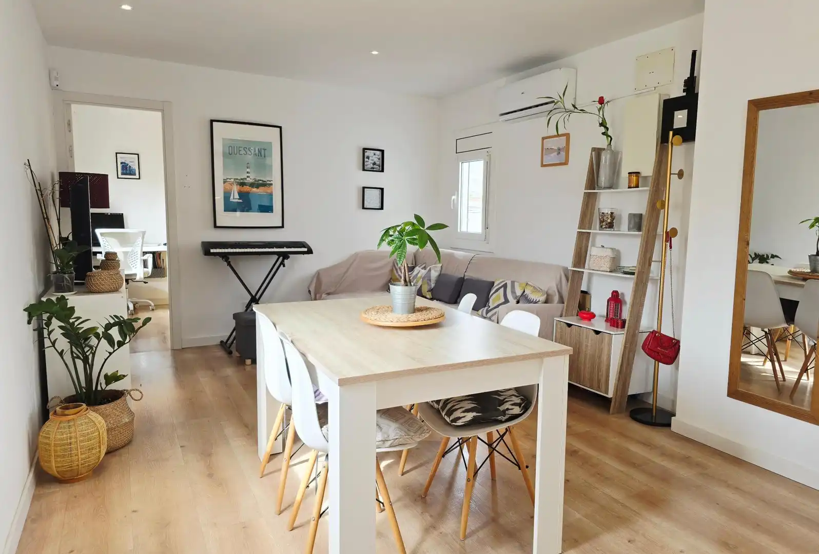 Sala de estar de Ático en venta en Barcelona con Aire acondicionado, Calefacción y Parquet
