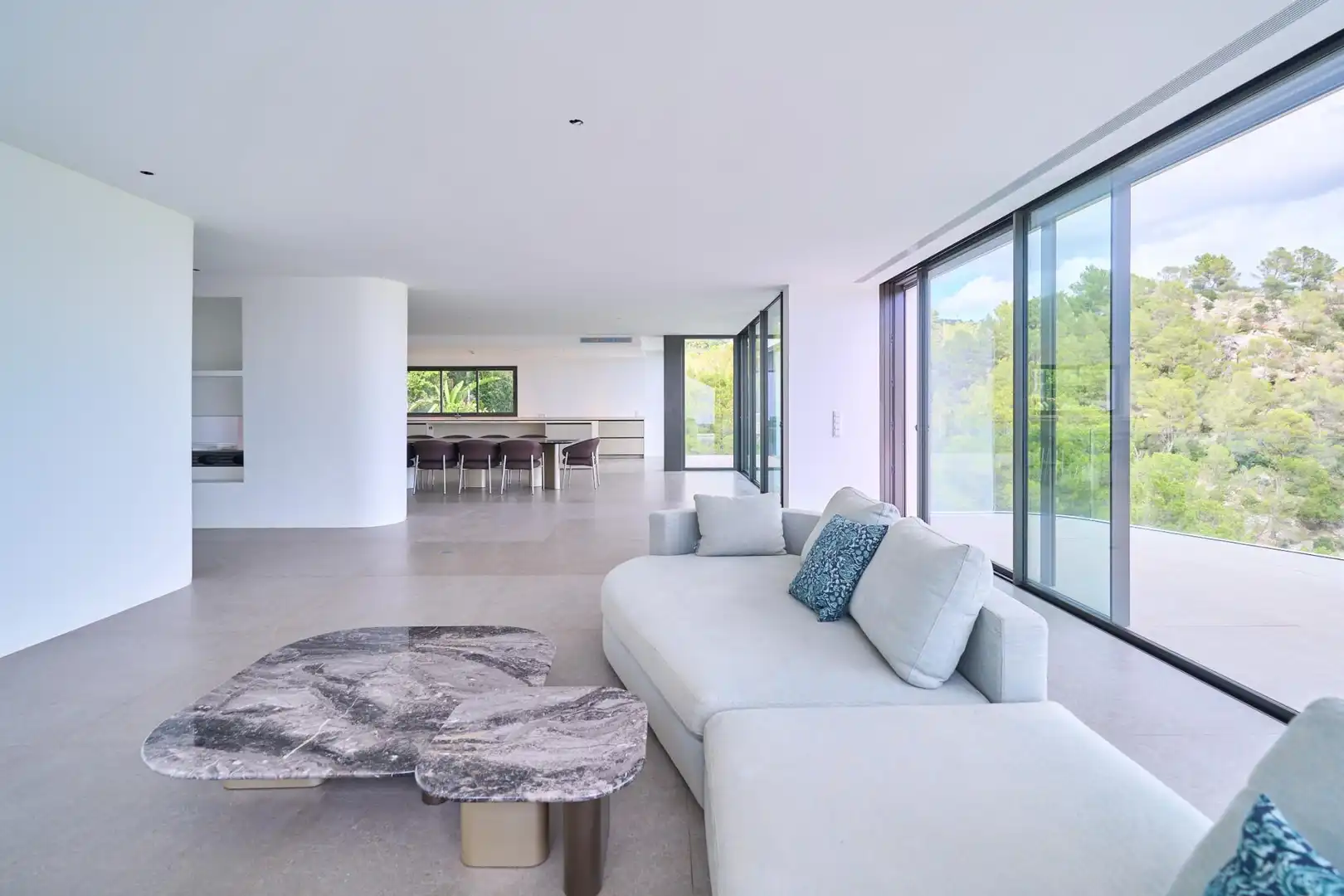 Sala d'estar de Casa o xalet en venda en  Palma de Mallorca amb Aire condicionat, Jardí privat i Terrassa