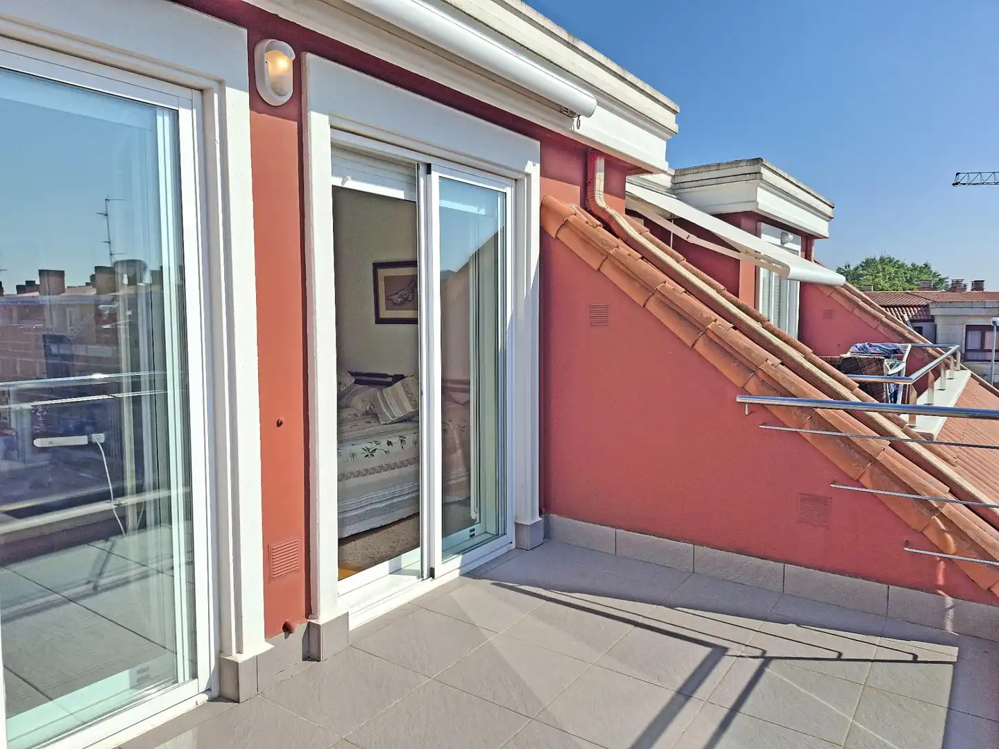 Terrace of Flat for sale in Vilagarcía de Arousa  with Heating, Private garden and Terrace