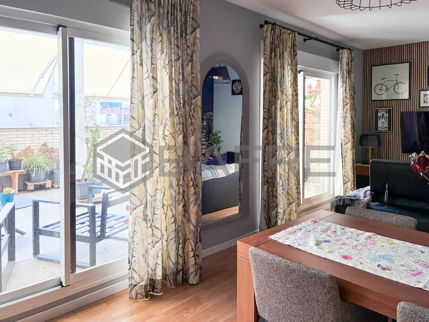Sala d'estar de Àtic en venda en Málaga amb Aire condicionat, Parquet i Terrassa