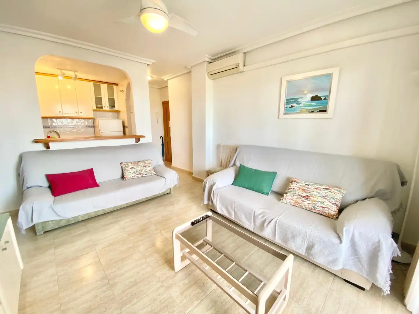 Living room of Apartments for rent in Torrevieja  with Air Conditioner, Heating and Terrace