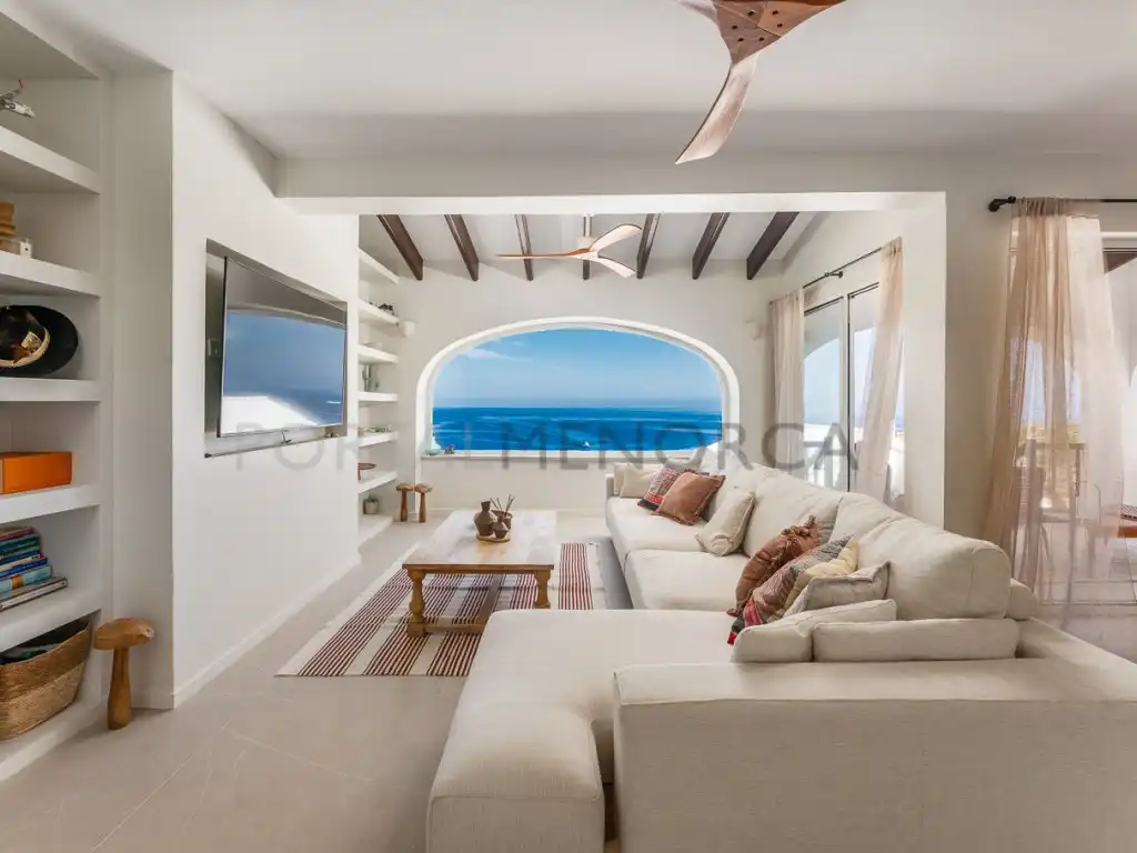 Sala d'estar de Casa o xalet en venda en Ciutadella de Menorca amb Piscina