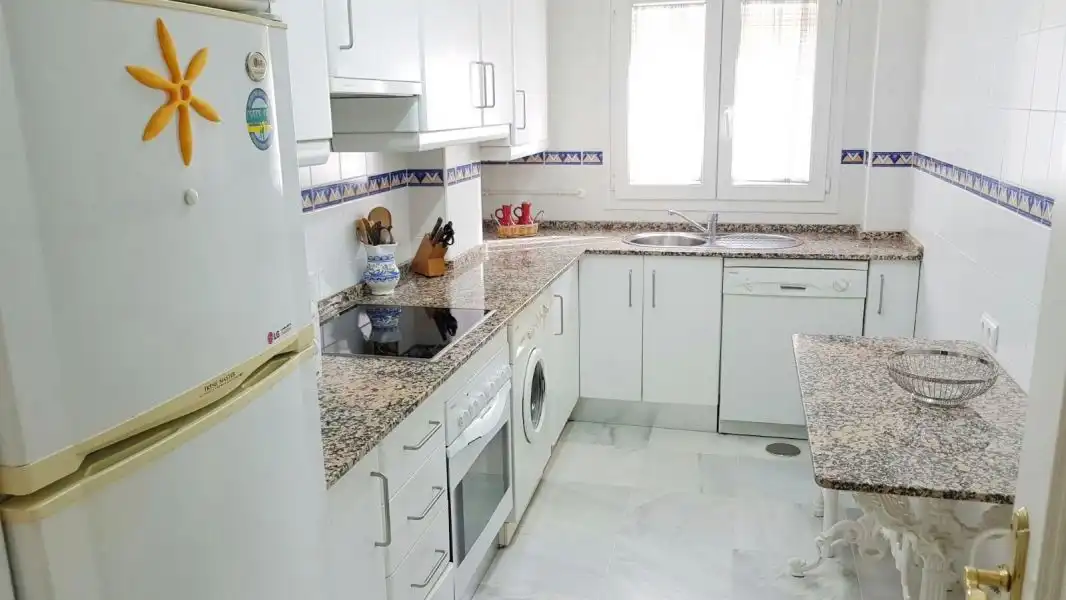 Kitchen of Apartments for rent in El Puerto de Santa María  with Private garden, Terrace and Furnished