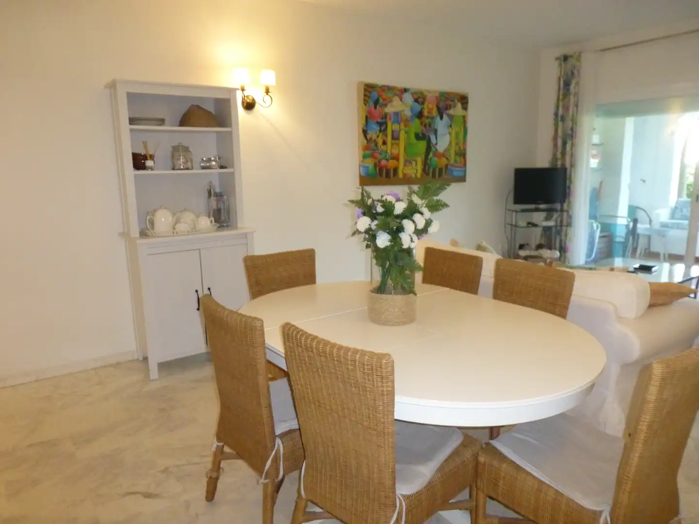 Dining room of Ground floor for sale in Rota  with Air Conditioner, Private garden and Terrace