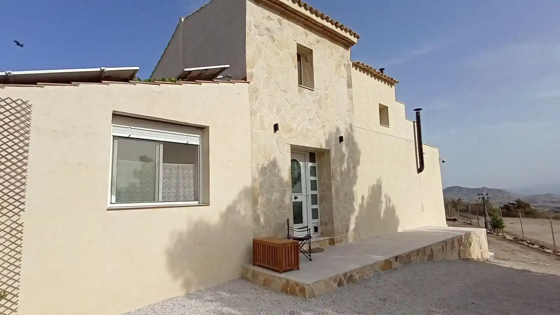Vista exterior de Finca rústica en venda en Aspe amb Piscina