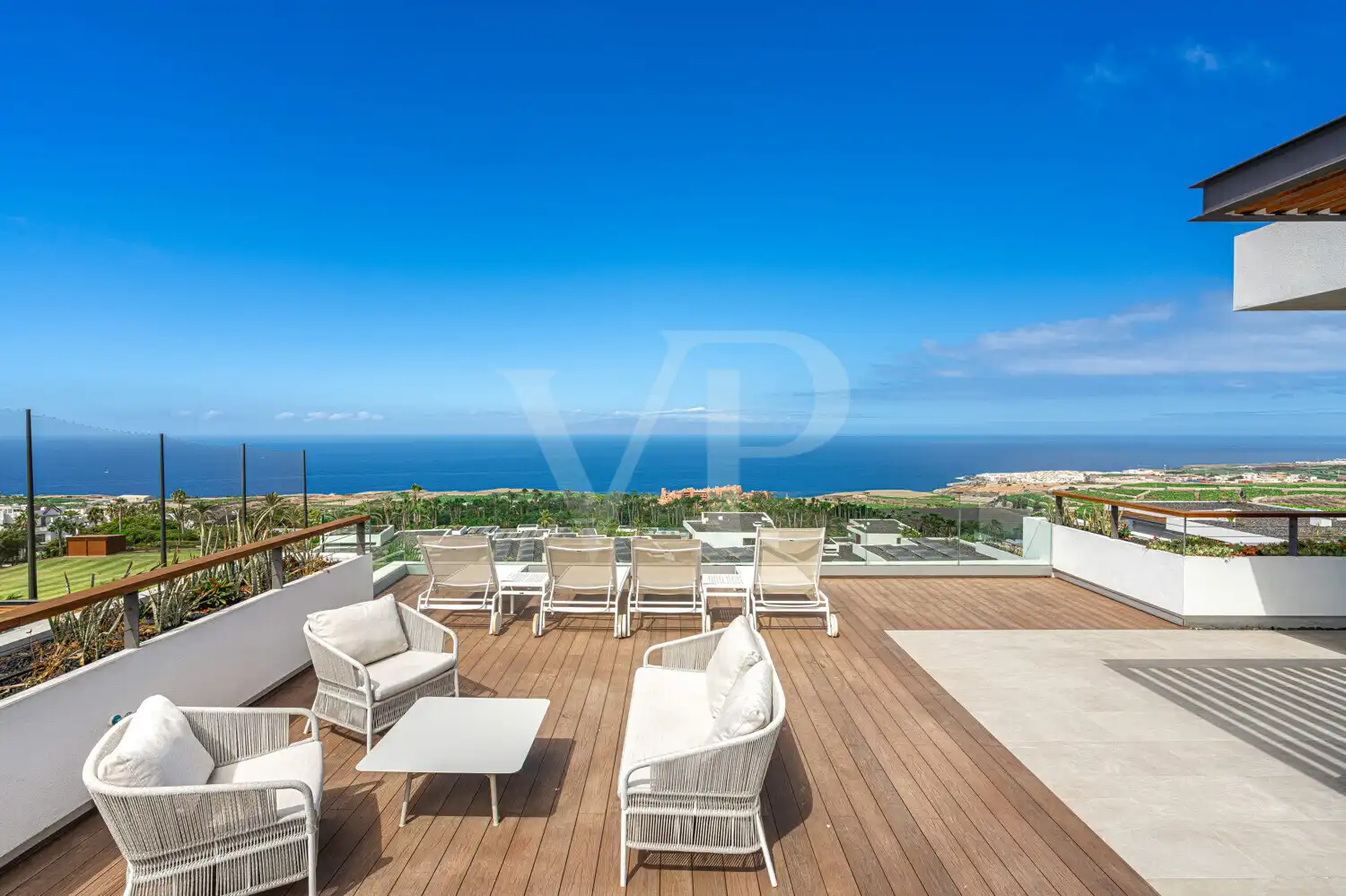 Terrasse von Dachboden zum Verkauf in Guía de Isora mit Klimaanlage, Terrasse und Balkon
