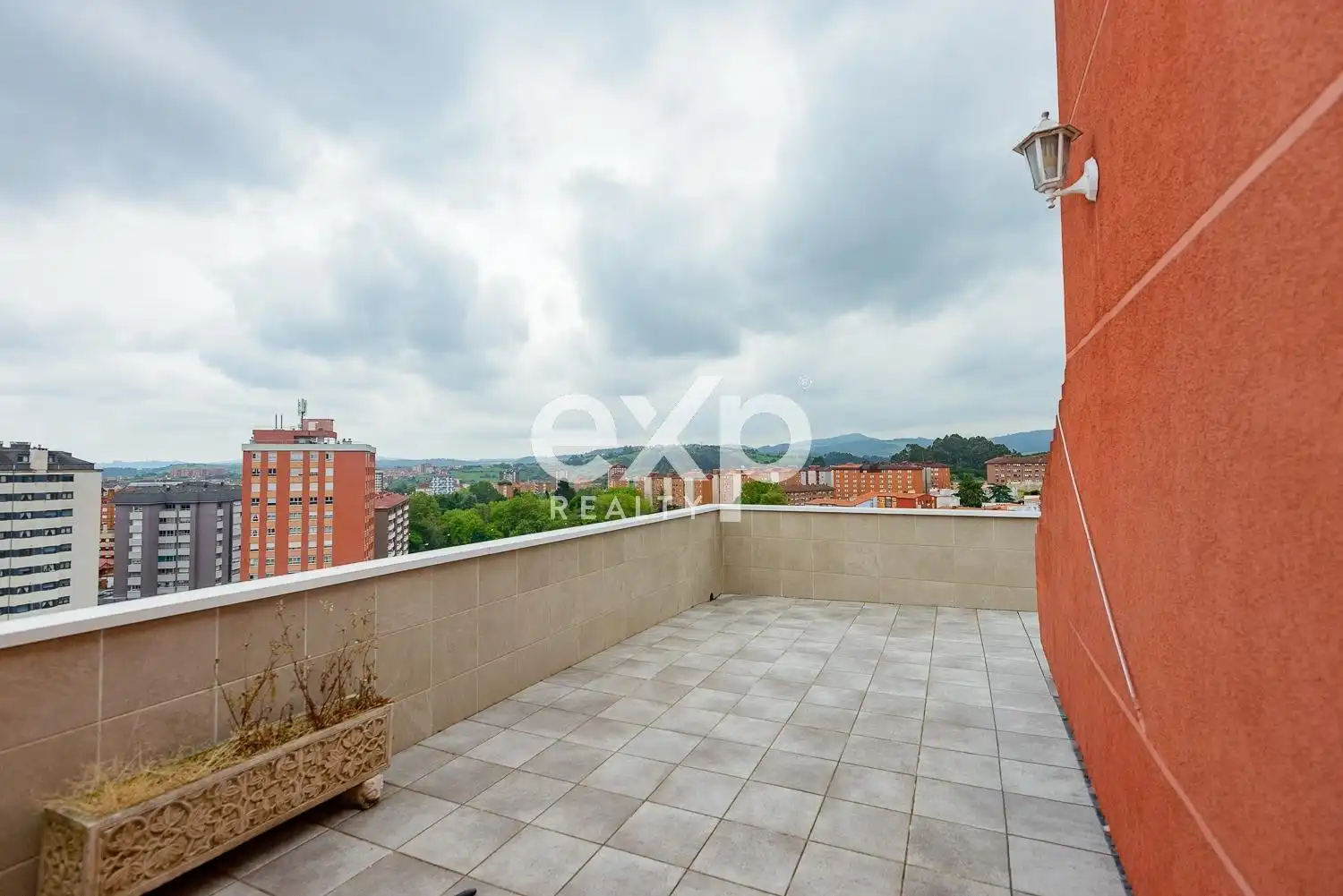 Terrace of Flat for sale in Avilés  with Heating, Terrace and Furnished