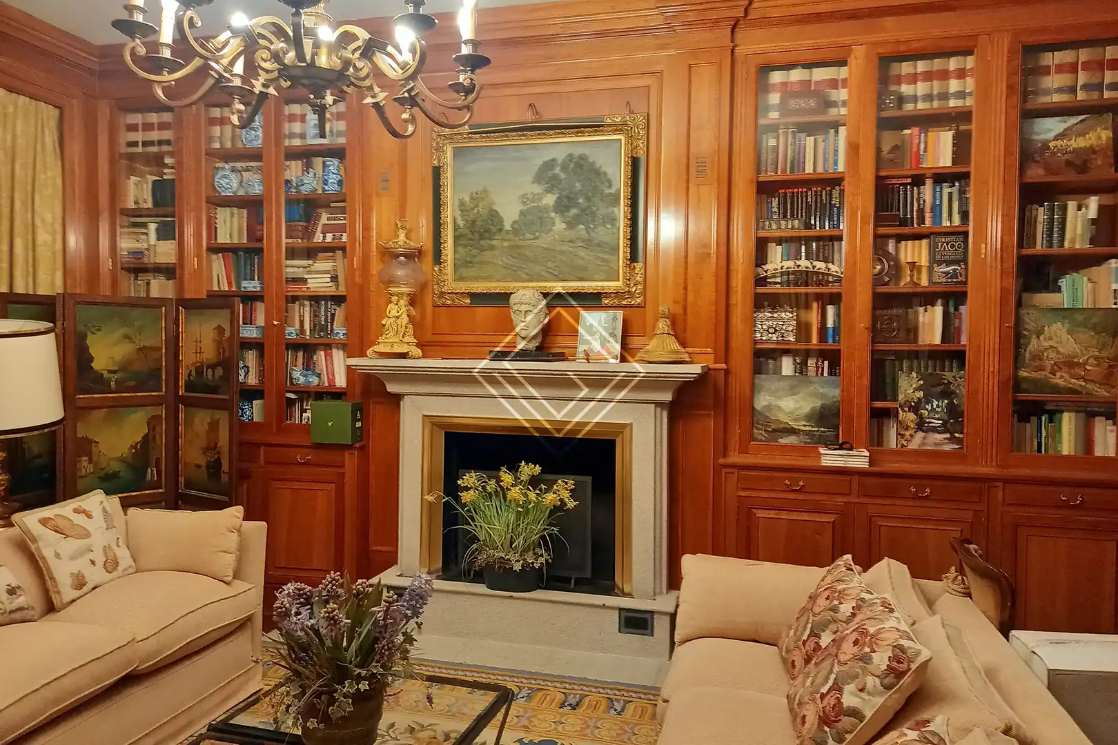 Sala de estar de Casa o chalet en venta en Madrid con Calefacción, Jardín privado y Terraza