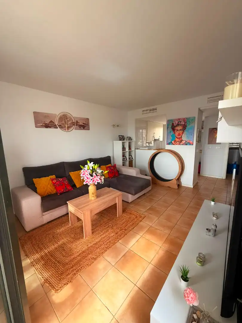 Wohnzimmer von Wohnungen zum Verkauf in Murcia mit Klimaanlage, Heizung und Möbliert