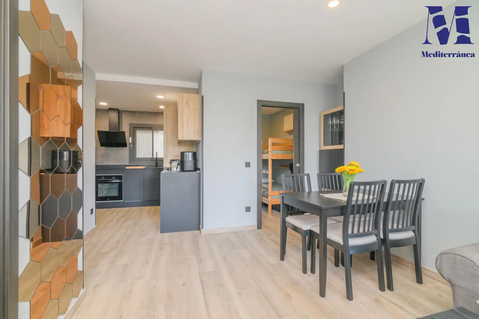 Menjador de Apartament en venda en Castelldefels amb Aire condicionat, Calefacció i Terrassa