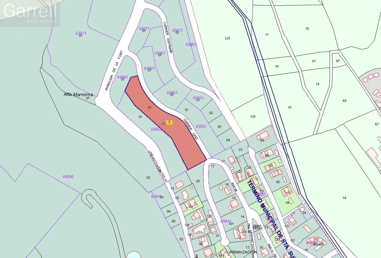 Lands and plots for sale in CL CADI
 SANTA SUSANNA (BARCELONA)