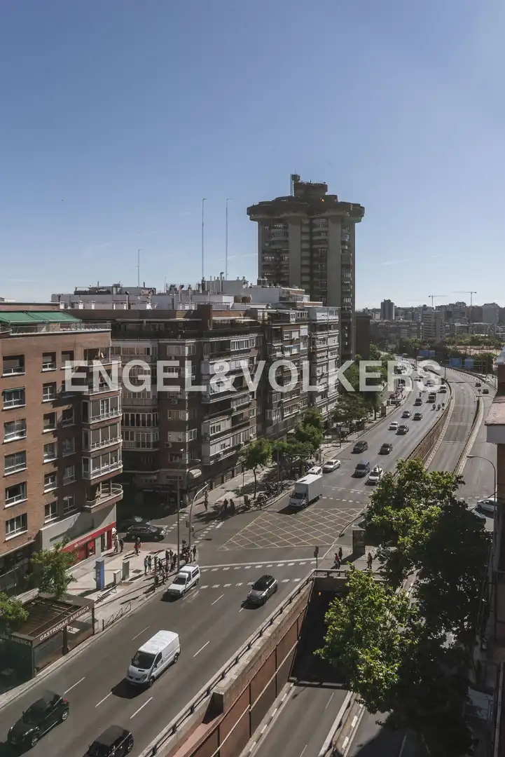 Exterior view of Flat for rent in Madrid  with Air Conditioner, Heating and Furnished