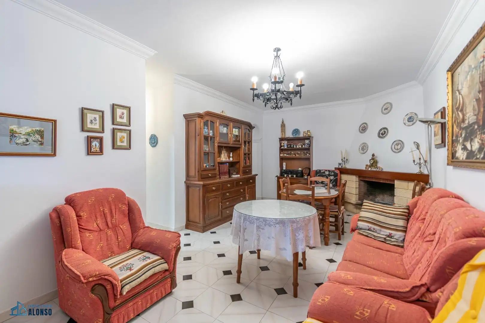 Sala d'estar de Finca rústica en venda en Sorvilán