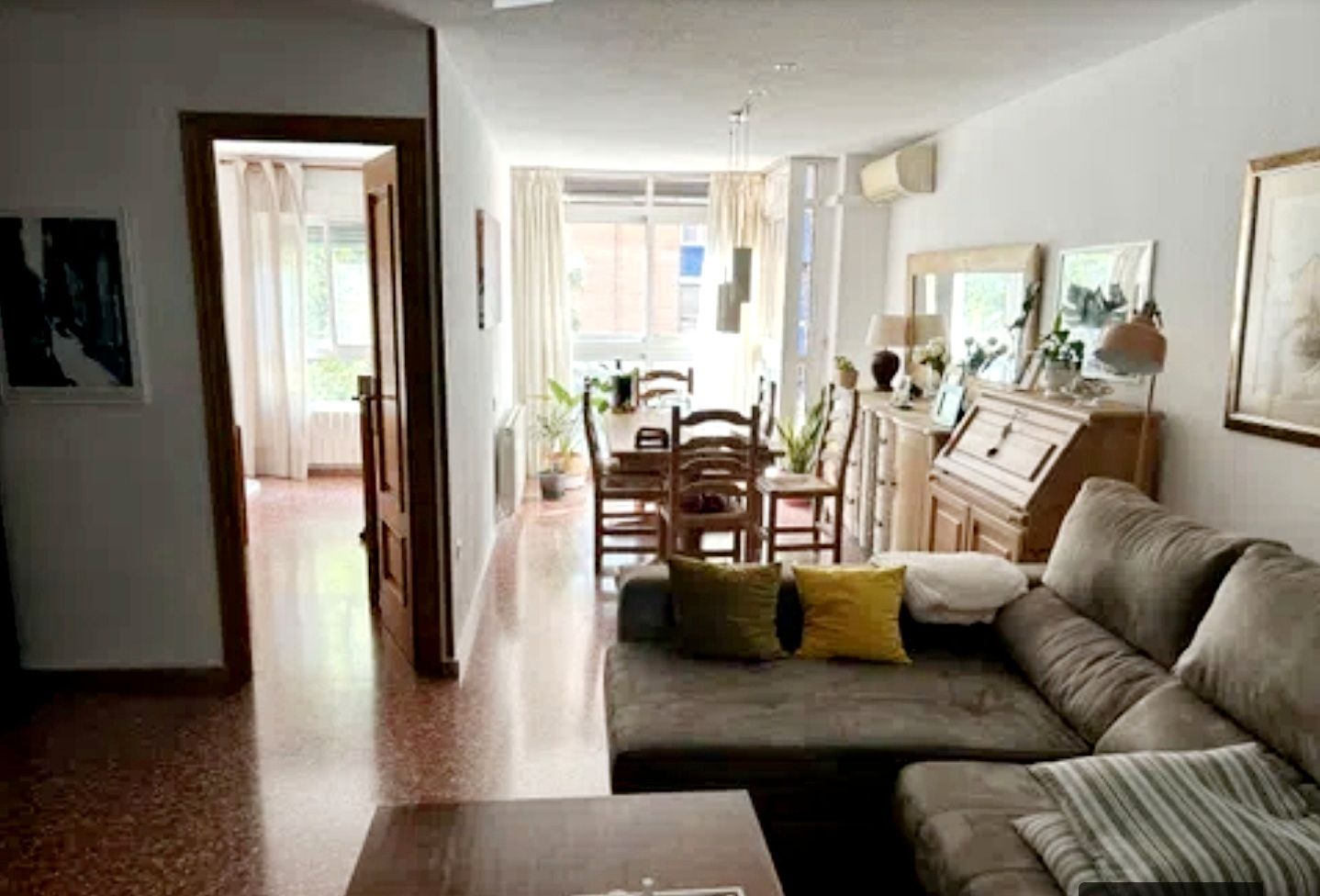 Living room of Flat for sale in  Valencia Capital  with Air Conditioner, Heating and Terrace