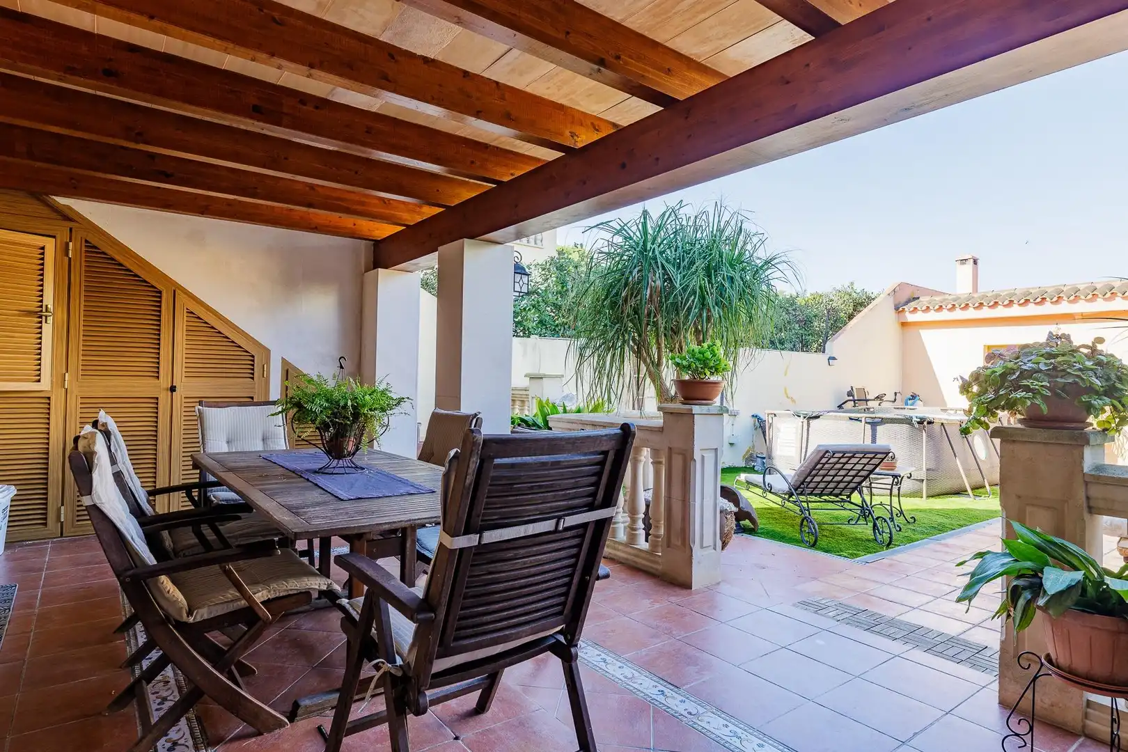 Terraza de Casa o chalet en venta en  Palma de Mallorca con Aire acondicionado, Jardín privado y Terraza