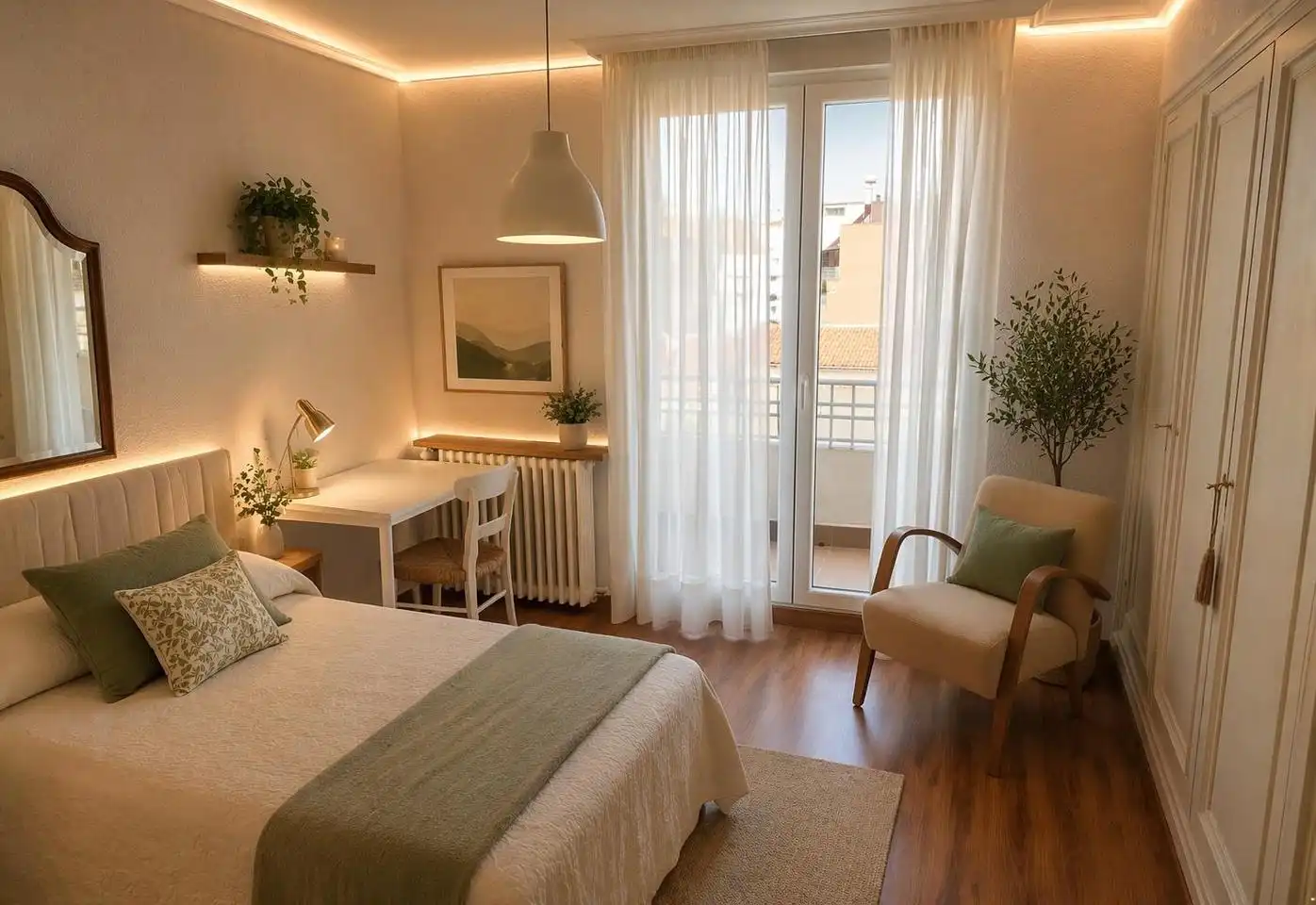 Habitación de Ático en venta en Madrid