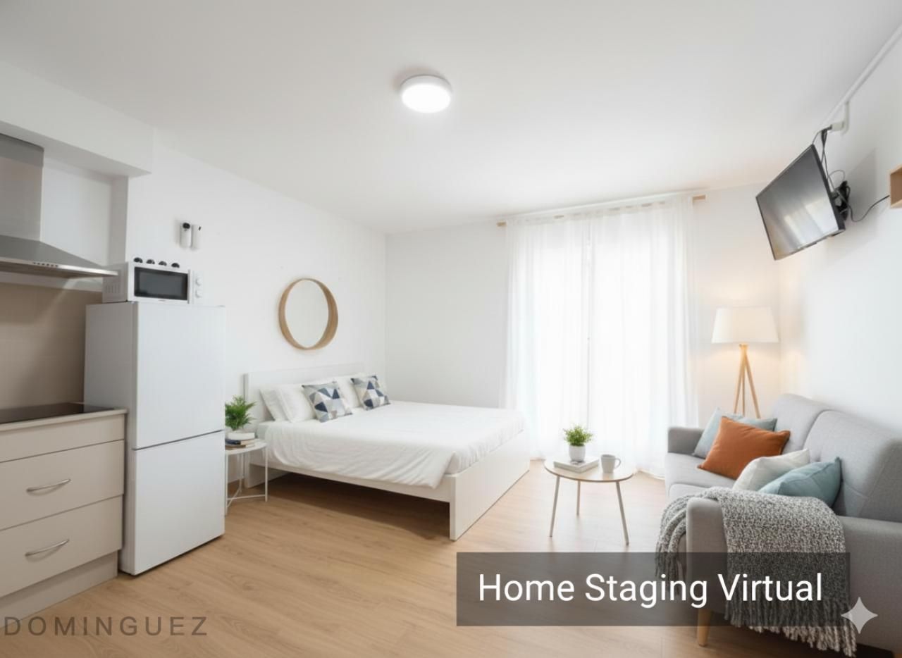 Sala d'estar de Estudi en venda en Marín amb Calefacció