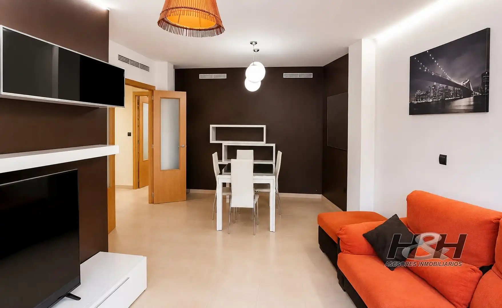 Sala de estar de Piso en venta en Benaguasil con Aire acondicionado, Calefacción y Terraza