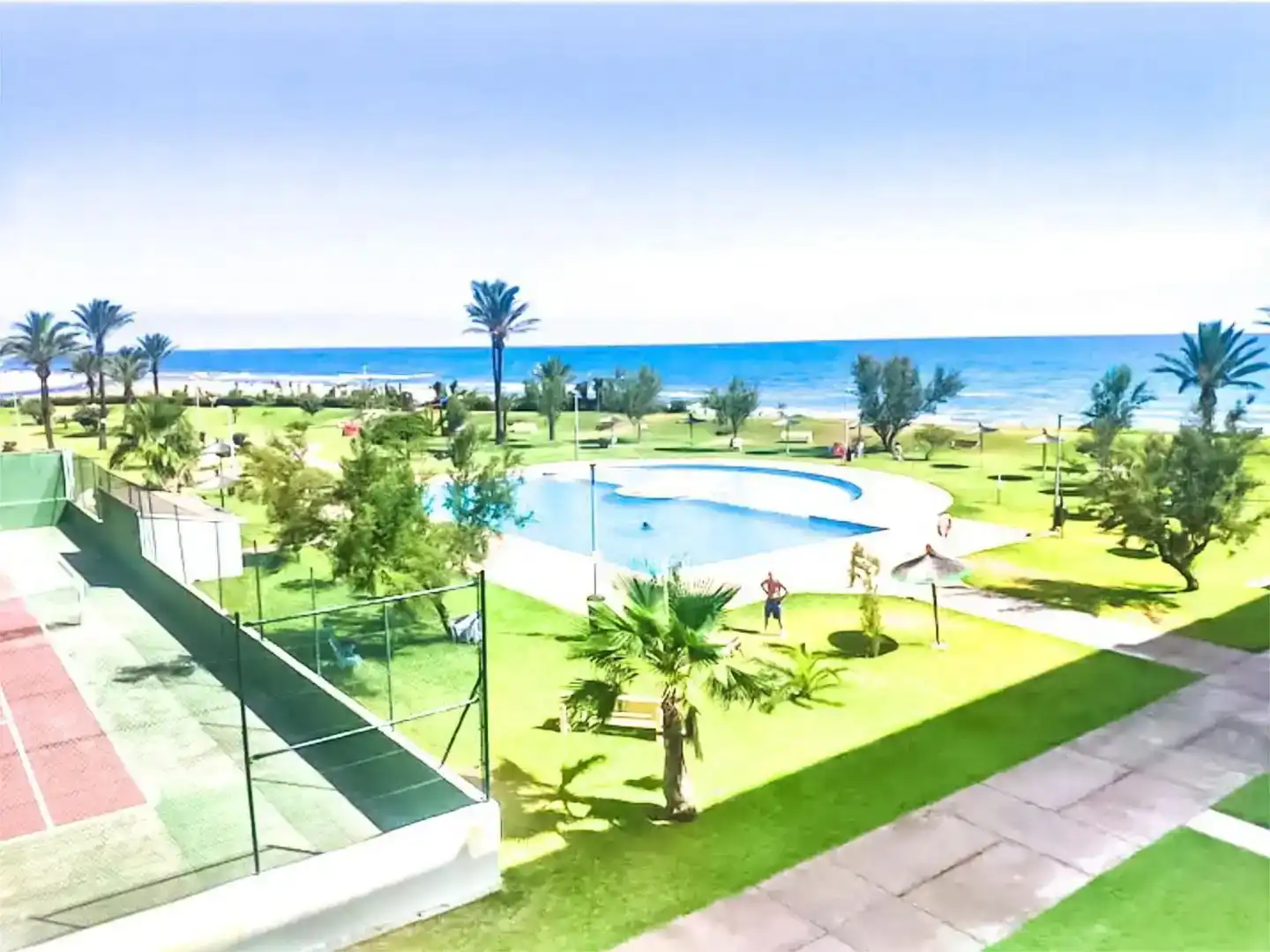 Garden of Flat for rent in Las Marinas / Les Marines