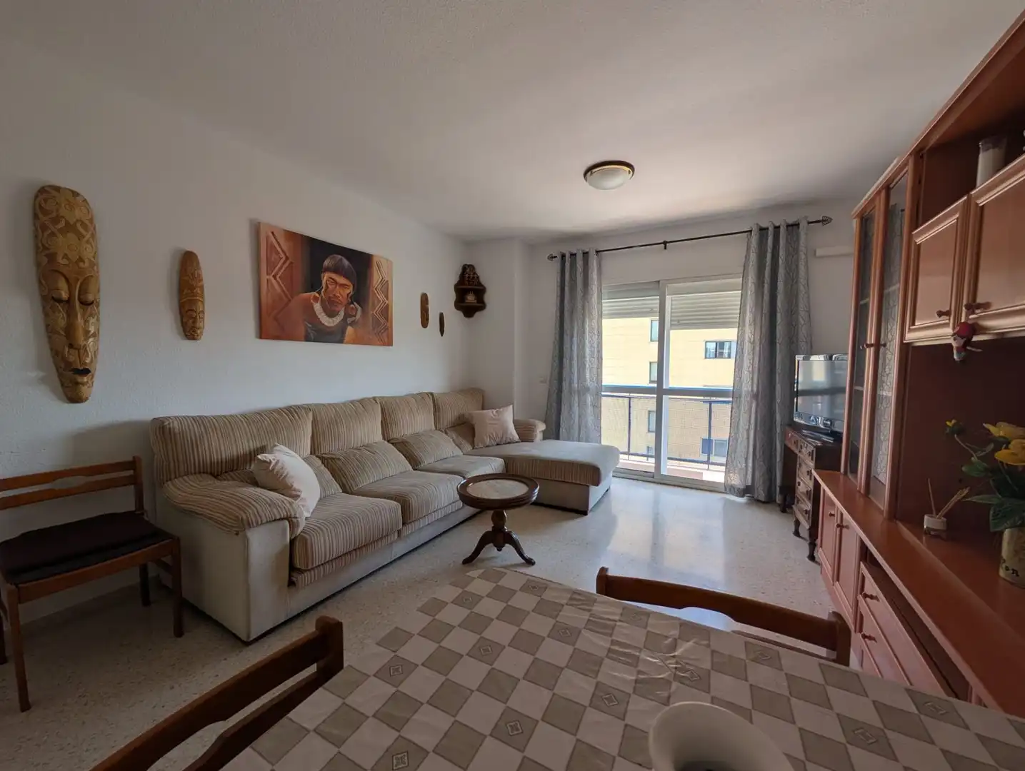Sala de estar de Piso en venta en Huelva con Aire acondicionado y Terraza