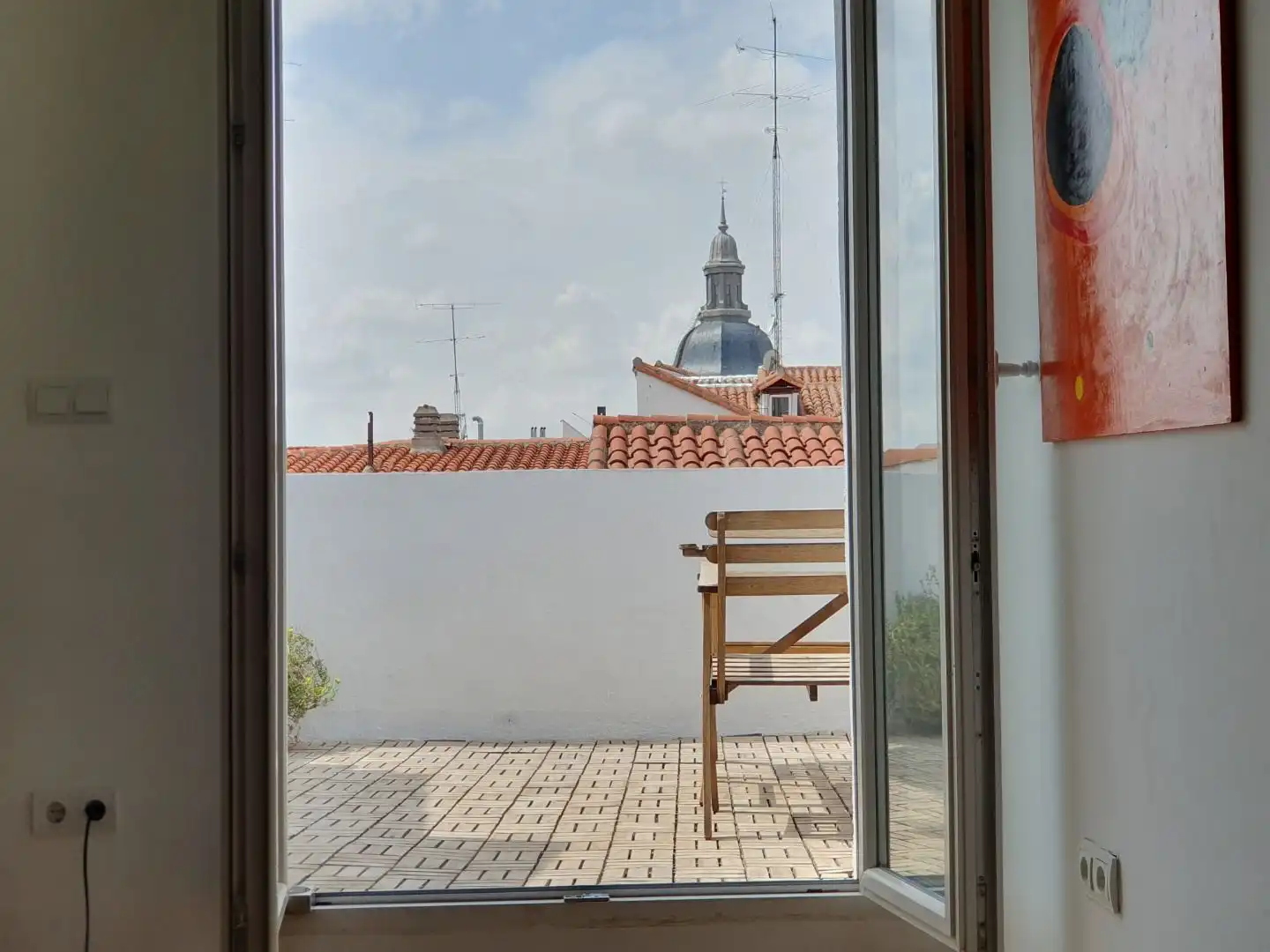 Terraza de Ático de alquiler en Madrid con Aire acondicionado, Calefacción y Terraza