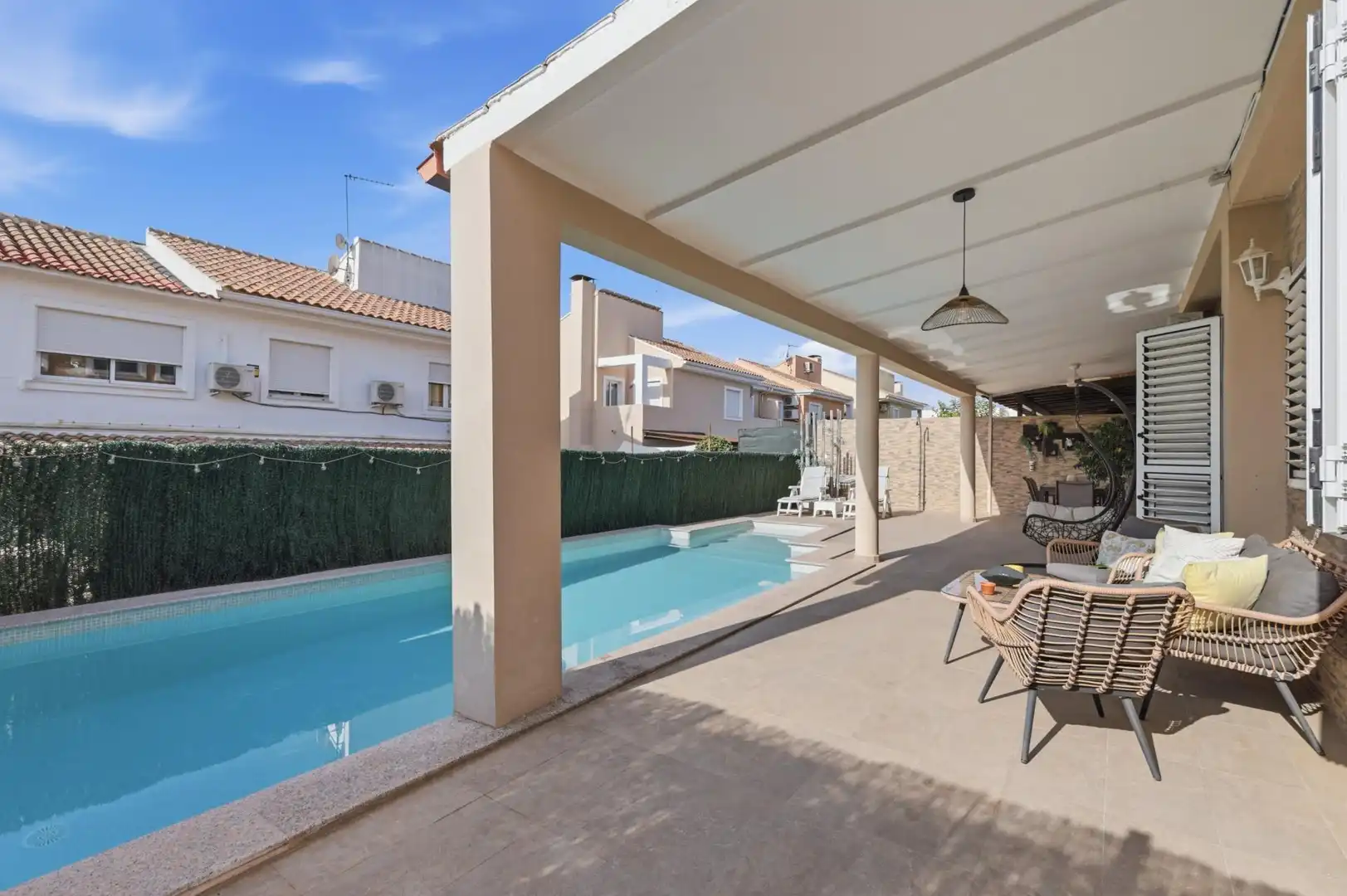 Swimming pool of Detached homes for sale in Torrent  with Air Conditioner, Heating and Private garden