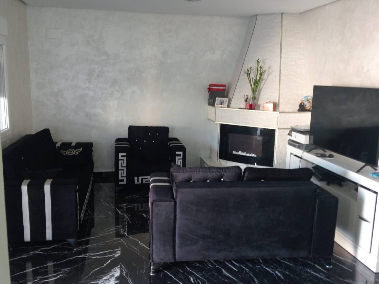 Sala d'estar de Casa o xalet en venda en Castellón de la Plana / Castelló de la Plana amb Calefacció, Jardí privat i Terrassa