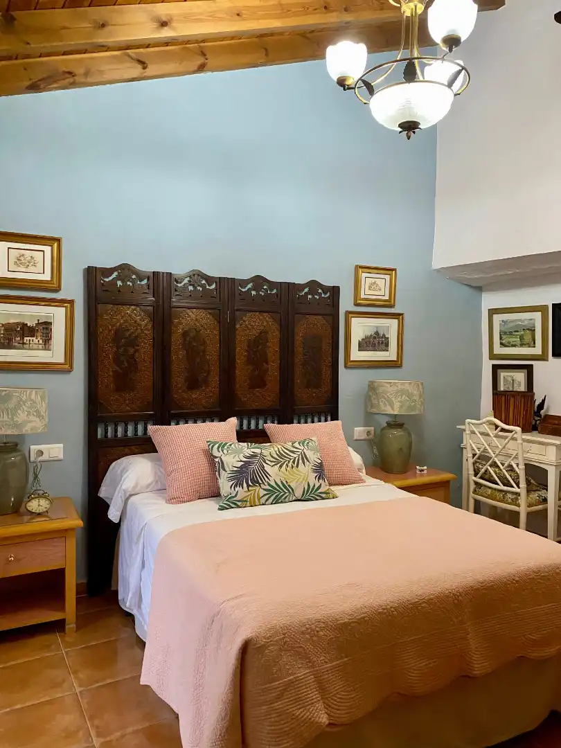 Bedroom of Houses for rent in Almáchar  with Furnished, Oven and Microwave