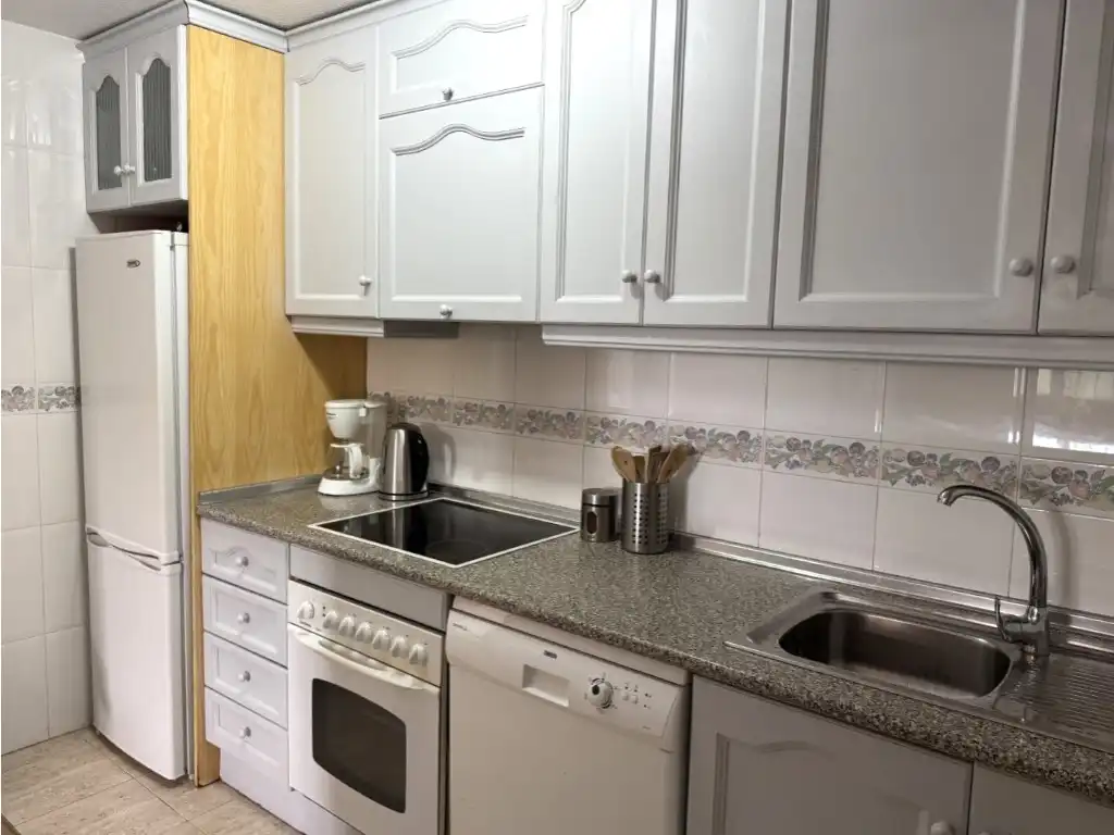 Kitchen of Apartments for sale in Vera  with Air Conditioner, Terrace and Furnished