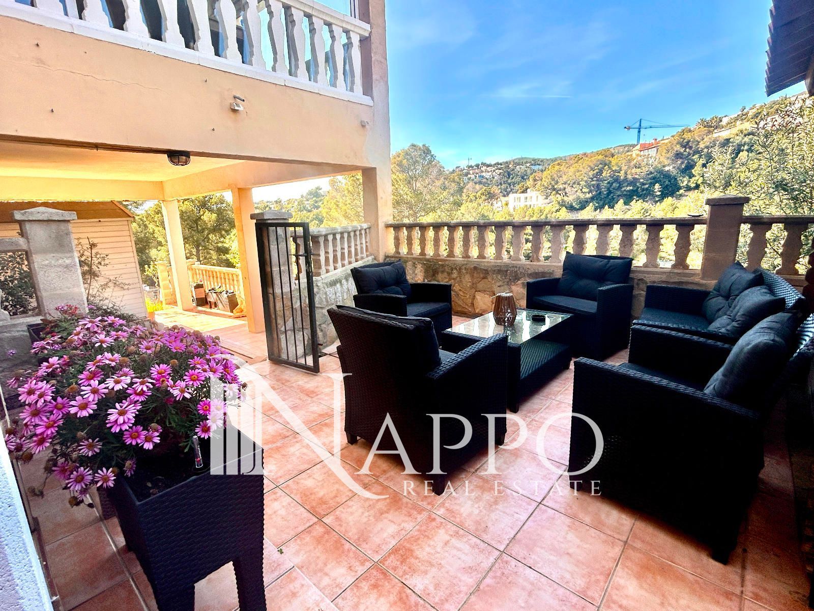 Terrace of Flat to rent in Calvià  with Air Conditioner, Heating and Terrace