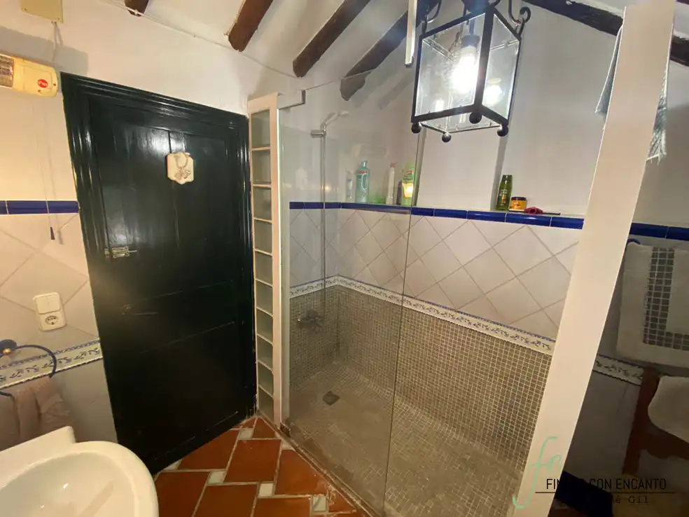 Badezimmer von Country house zum Verkauf in Marchena mit Privatgarten, Terrasse und Schwimmbad