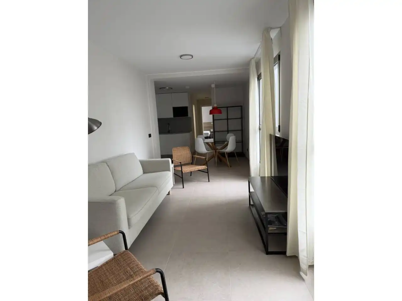 Sala de estar de Piso de alquiler en Las Palmas de Gran Canaria con Trastero, Amueblado y Alarma