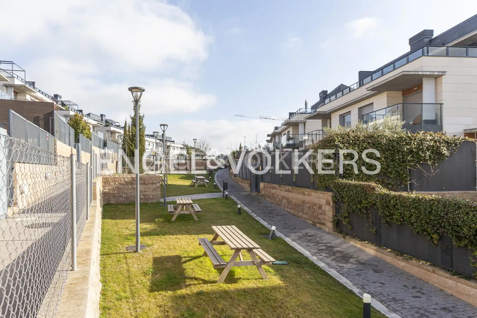 Terrace of Detached homes for rent in Boadilla del Monte  with Air Conditioner, Heating and Private garden