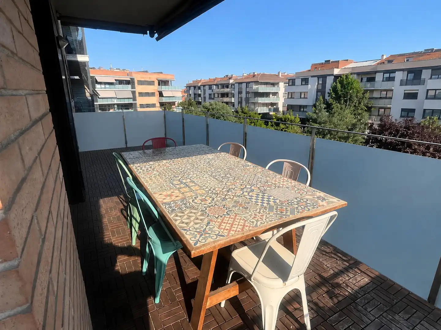 Terrace of Flat for sale in Sant Cugat del Vallès  with Air Conditioner, Heating and Parquet flooring