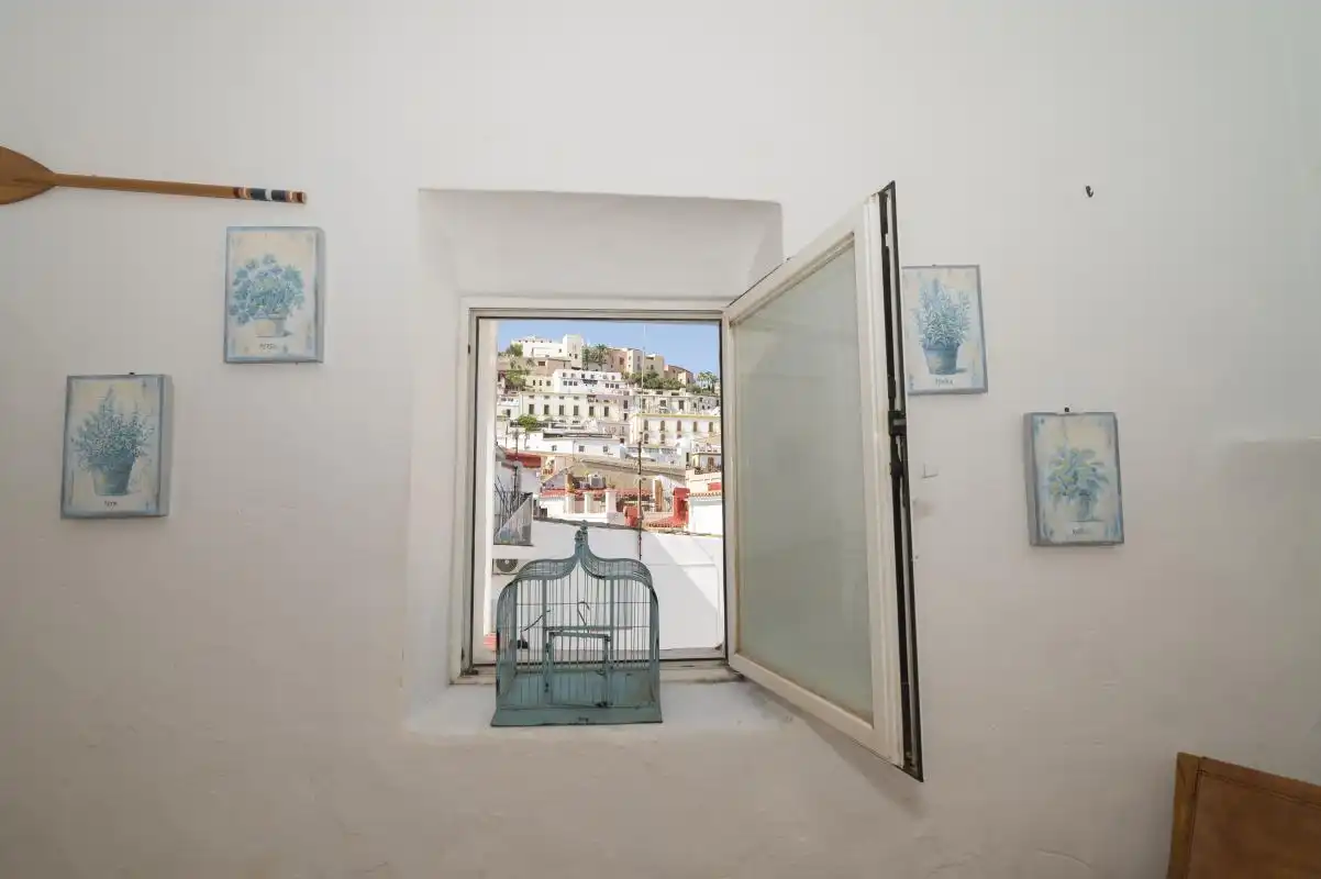 Bedroom of Flat for sale in Eivissa  with Air Conditioner, Heating and Terrace