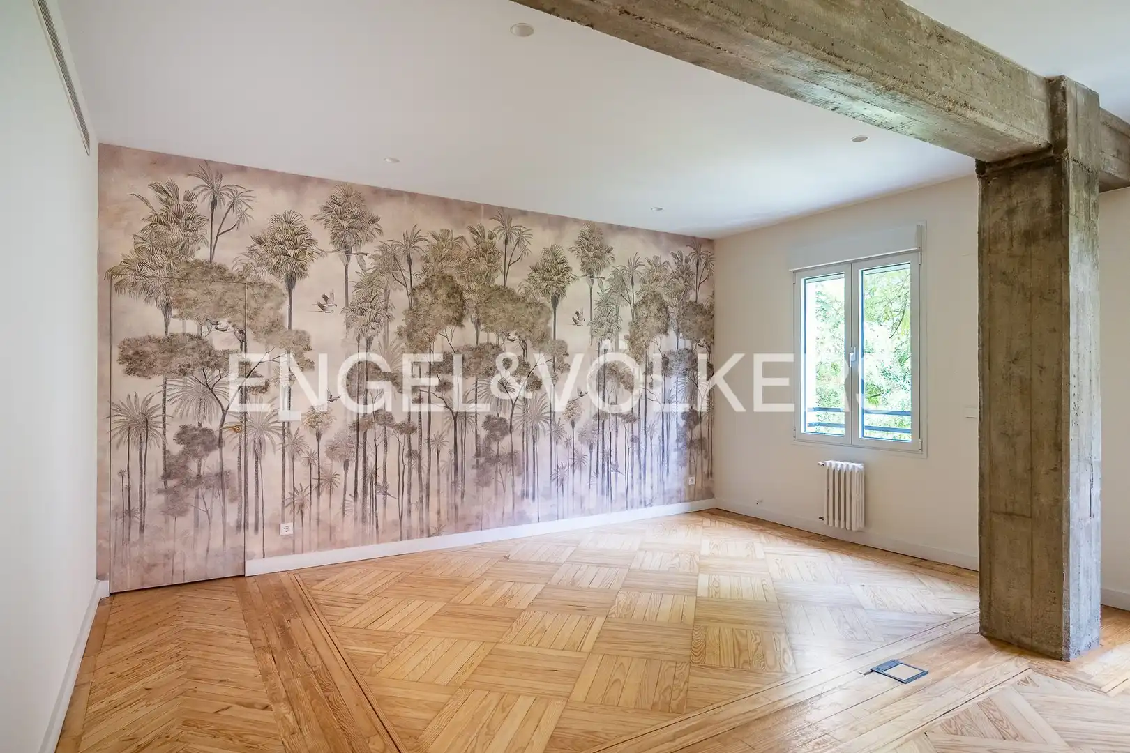 Wohnzimmer von Wohnung zur Miete in Sevilla mit Klimaanlage, Heizung und Parkett