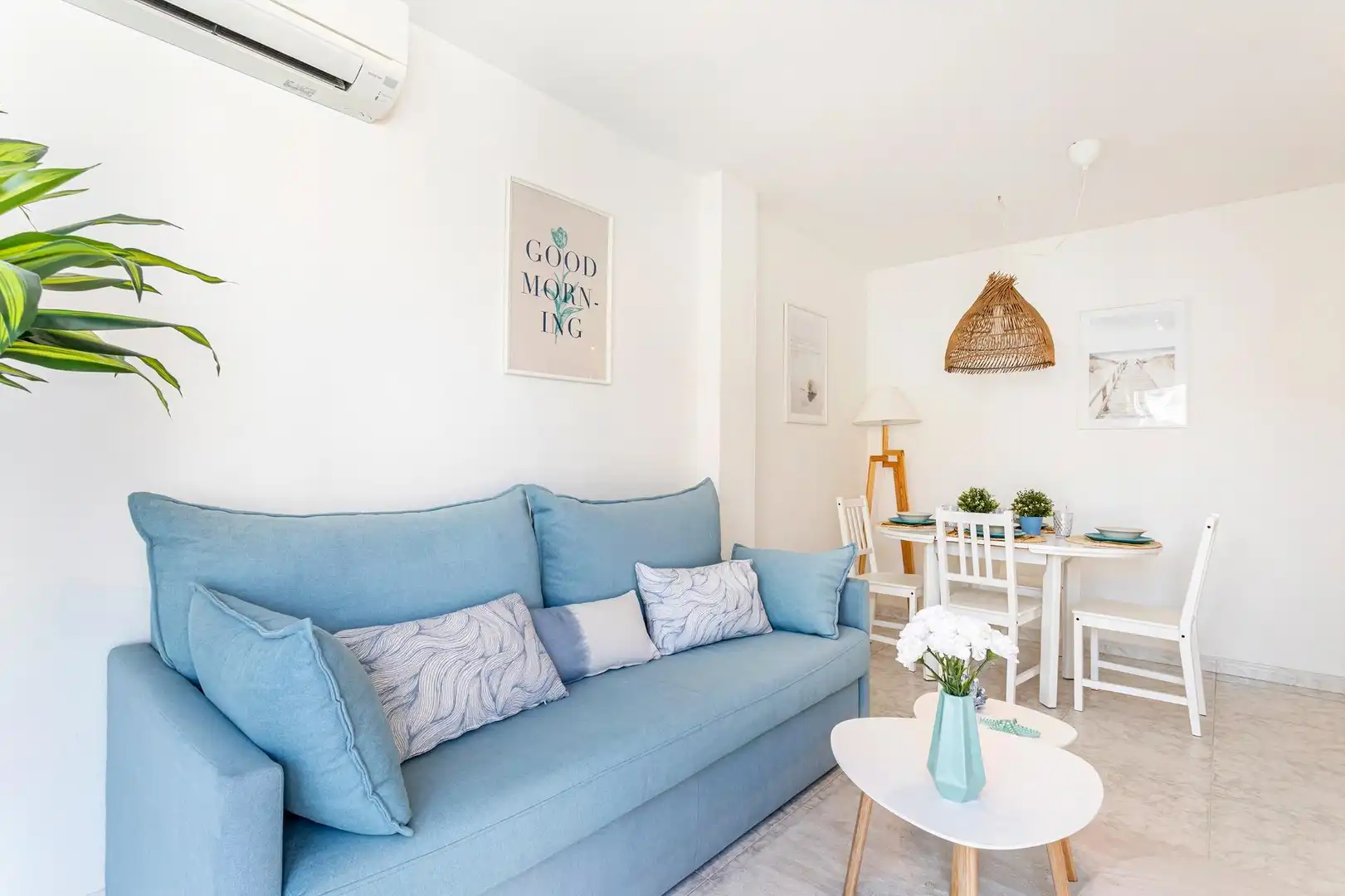 Sala de estar de Apartamento en venta en Dénia con Aire acondicionado, Calefacción y Terraza