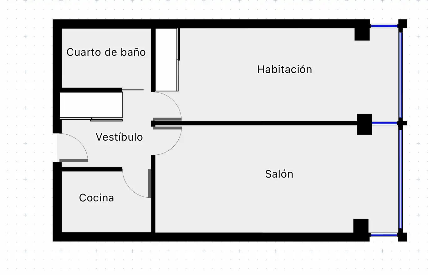 Piso de alquiler en Madrid con Aire acondicionado y Calefacción