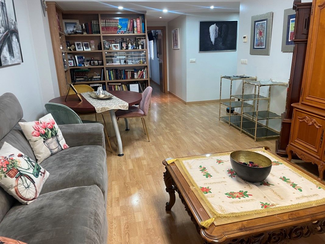 Sala de estar de Piso en venta en El Real de Gandia con Aire acondicionado, Amueblado y Balcón